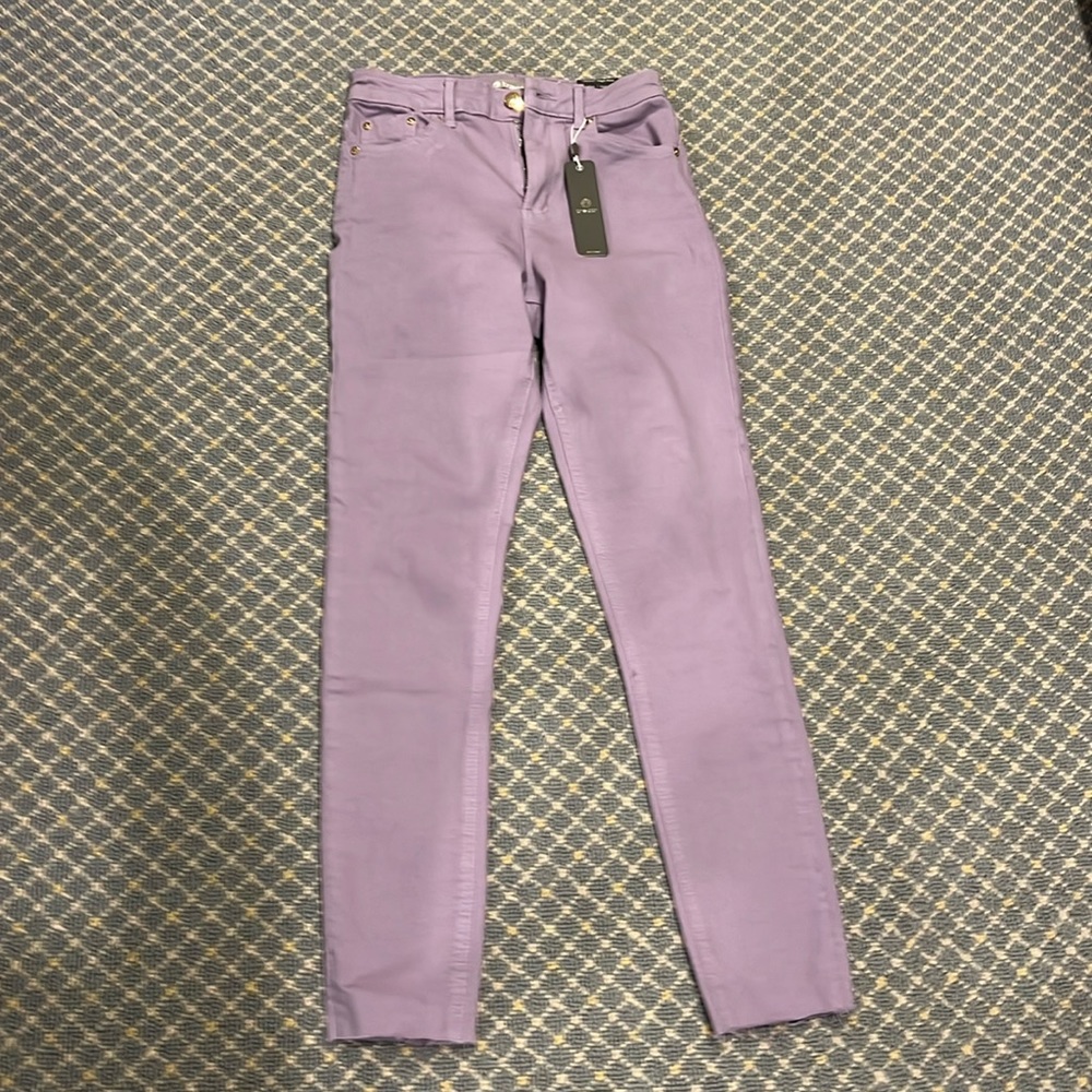 Tractr Mona high rise crop Jean